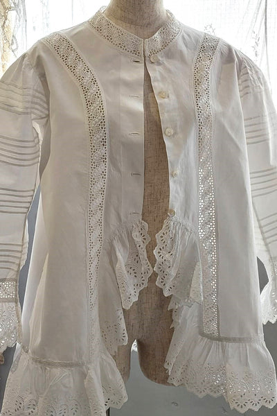 1920s~1930s White Cotton Jacket