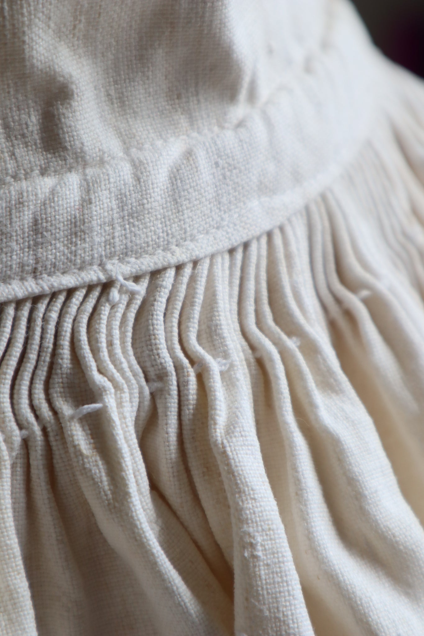1920s Hungarian Crochet Linen Skirt