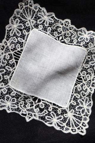 19th Antique Handkerchief A