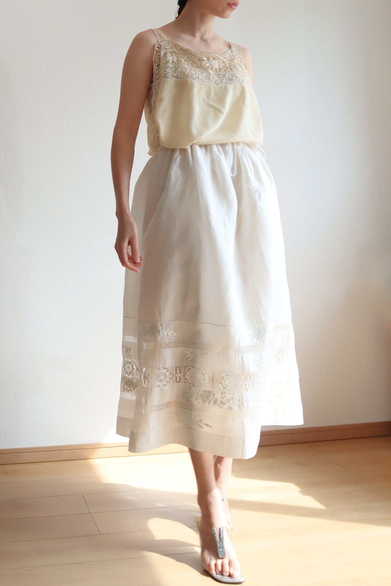 19th Beautifully Embroidered Skirt