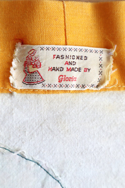 70s Patchwork Appliqué Wrap Skirt