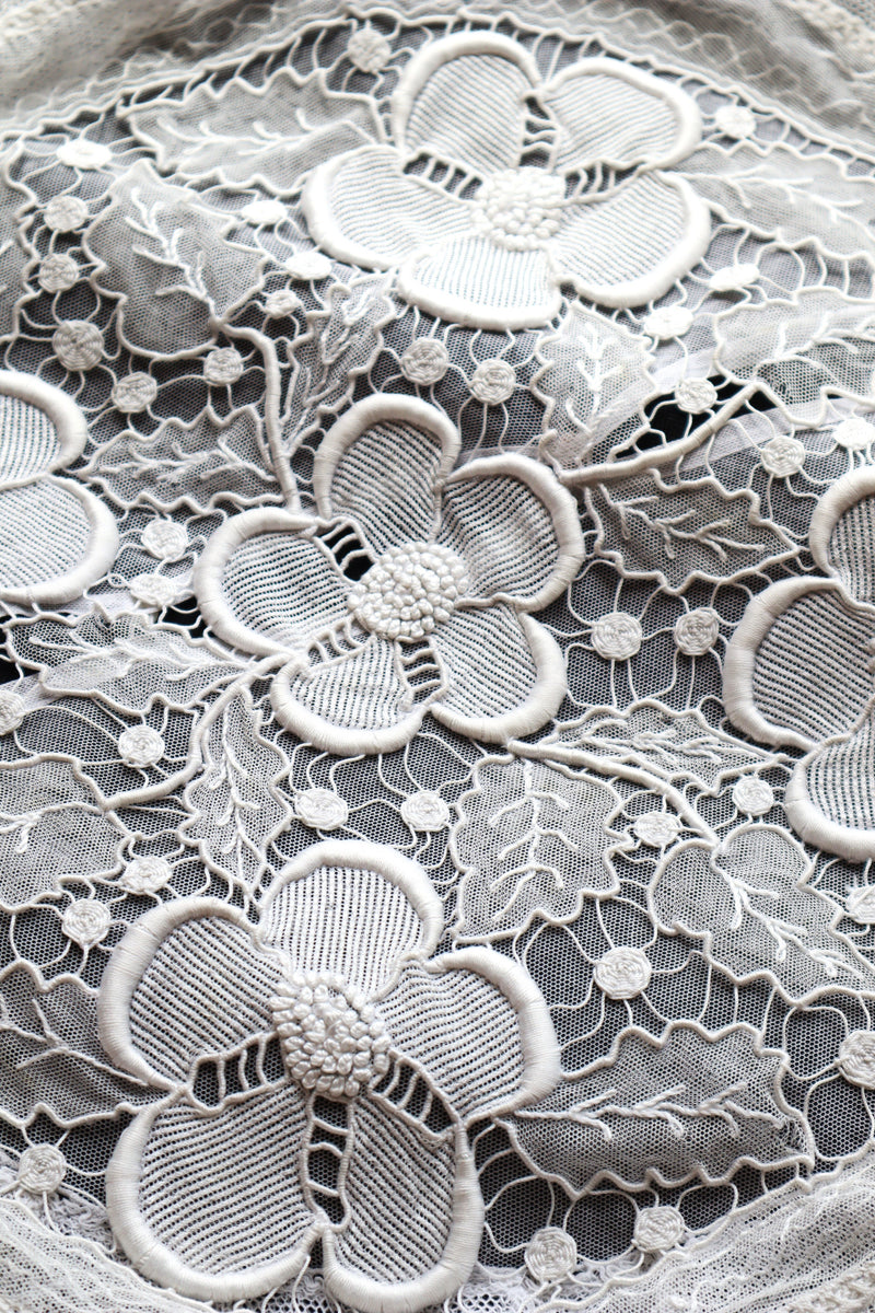 1930s French Lace Cushion Cover – makky