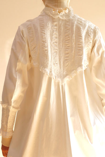 1880s Victorian Broderie Anglaise Dress