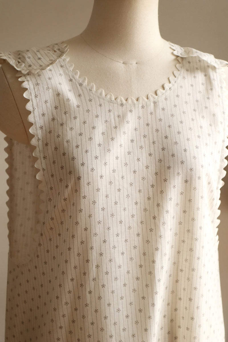 1910s Sweet Petite Floral Cotton Apron – makky