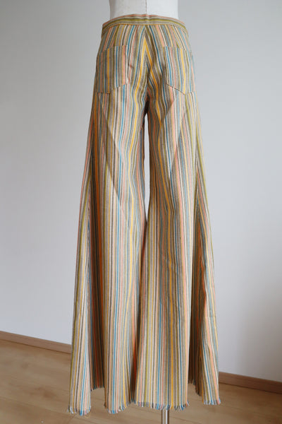 70s Stripe Flare Pants XS