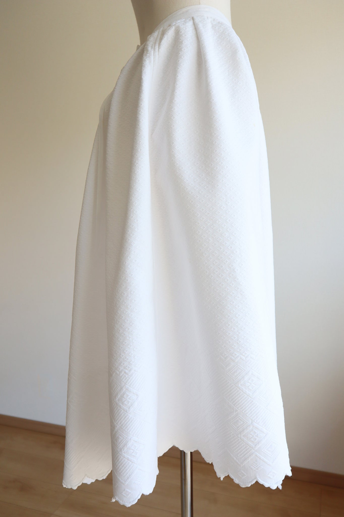 1910s Cotton Pique Skirt