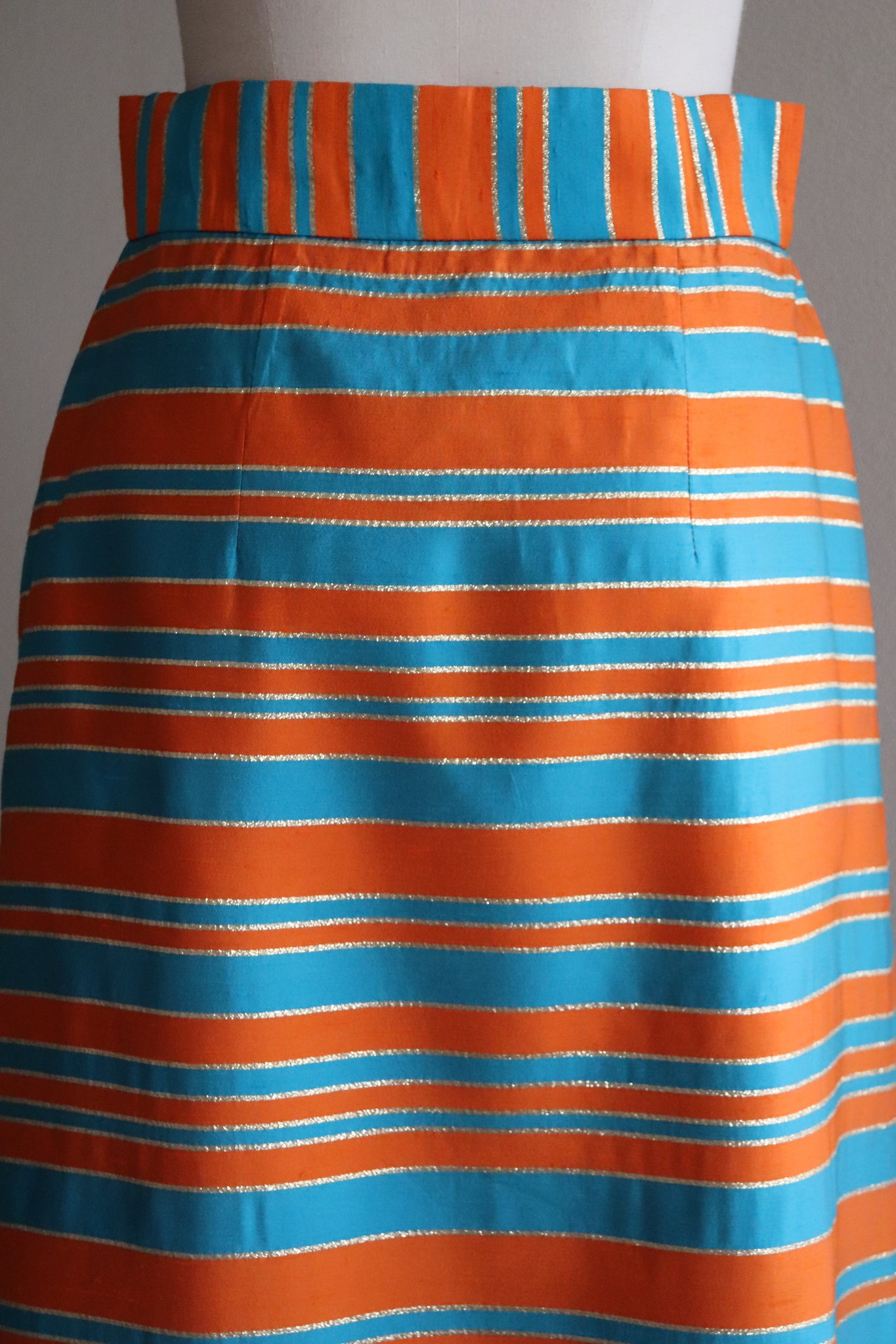 70s Front Button Long Skirt