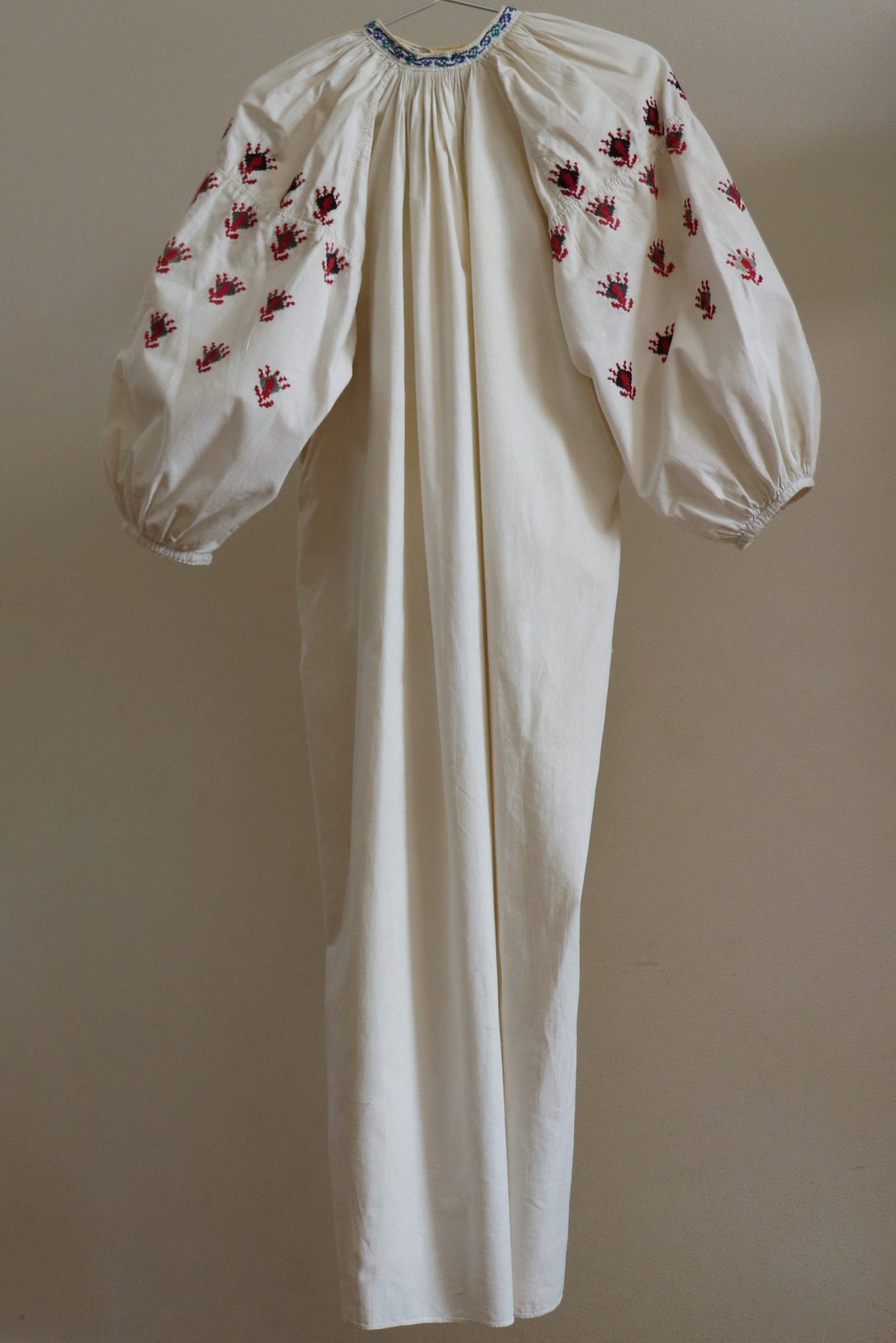 1930s Traditional Embroidered Ukraine Dress