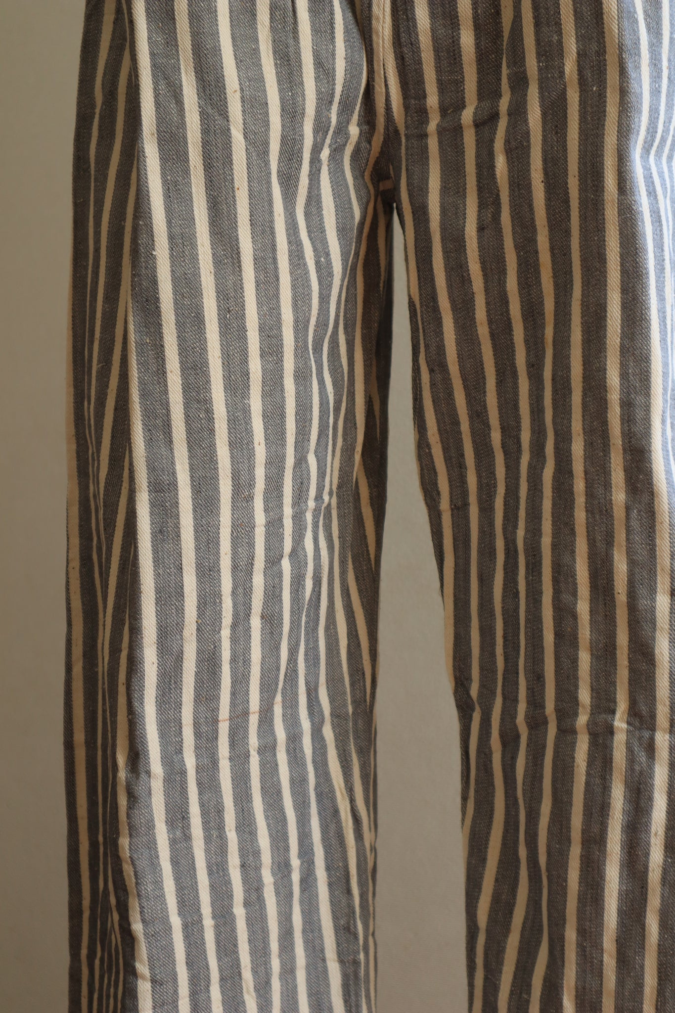 50s Dead Stock French Brushed Flannel Pajamas Pants