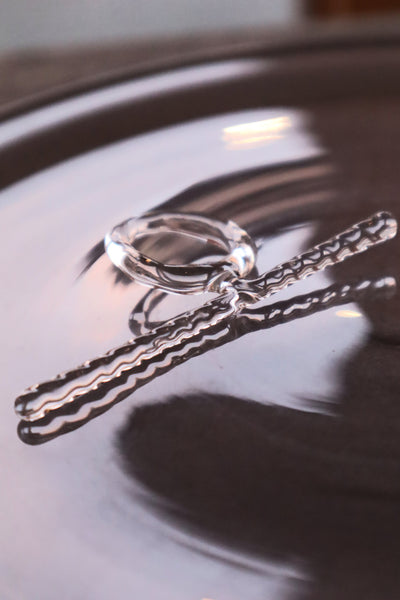 Stalactite – glass ring