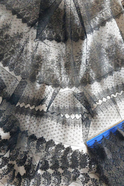 1900s–1920s Antique English Cotton Tulle Lace Bundle