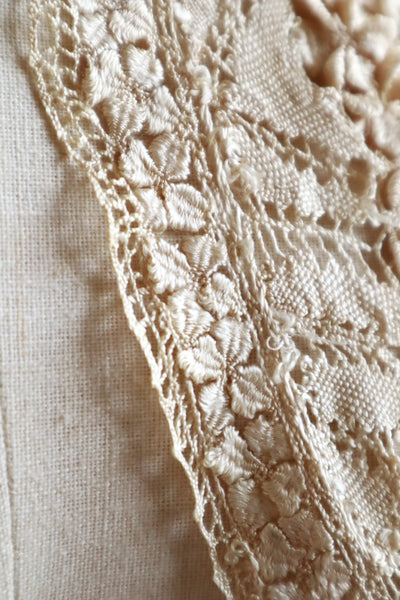 19th Century Silk Maltese Lace Collar