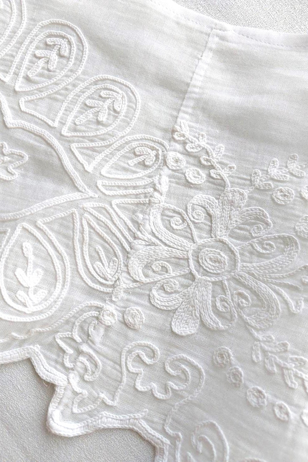 1900s Hand Embroidery Cornely Lace 672㎝