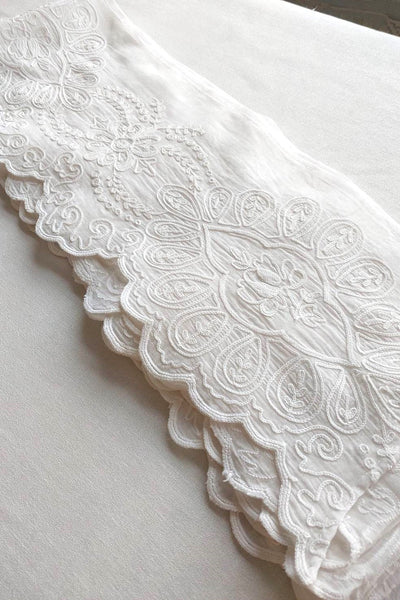 1900s Hand Embroidery Cornely Lace 672㎝