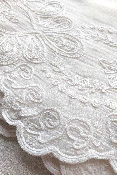 1900s Hand Embroidery Cornely Lace 672㎝