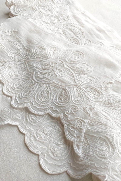 1900s Hand Embroidery Cornely Lace 672㎝