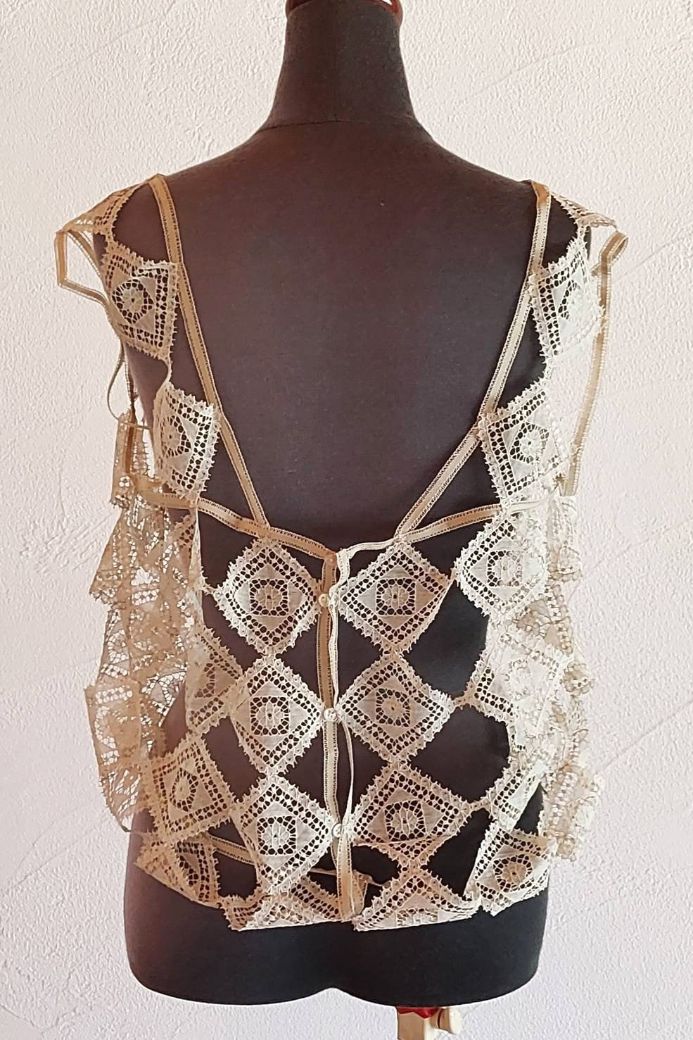 Handmade Antique Lace Cami