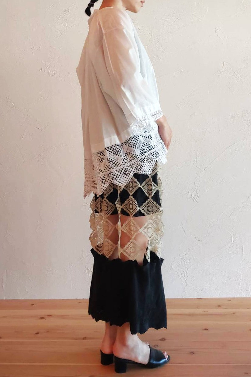 1900s Cotton Church Smock