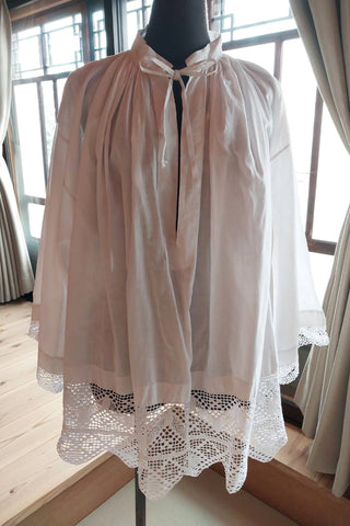 1900s Cotton Church Smock