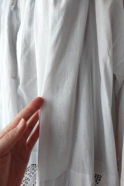 1900s Cotton Church Smock