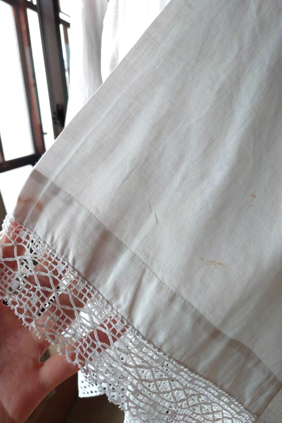 1900s Cotton Church Smock