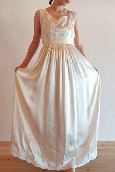 1930s Silk Lingerie Dress