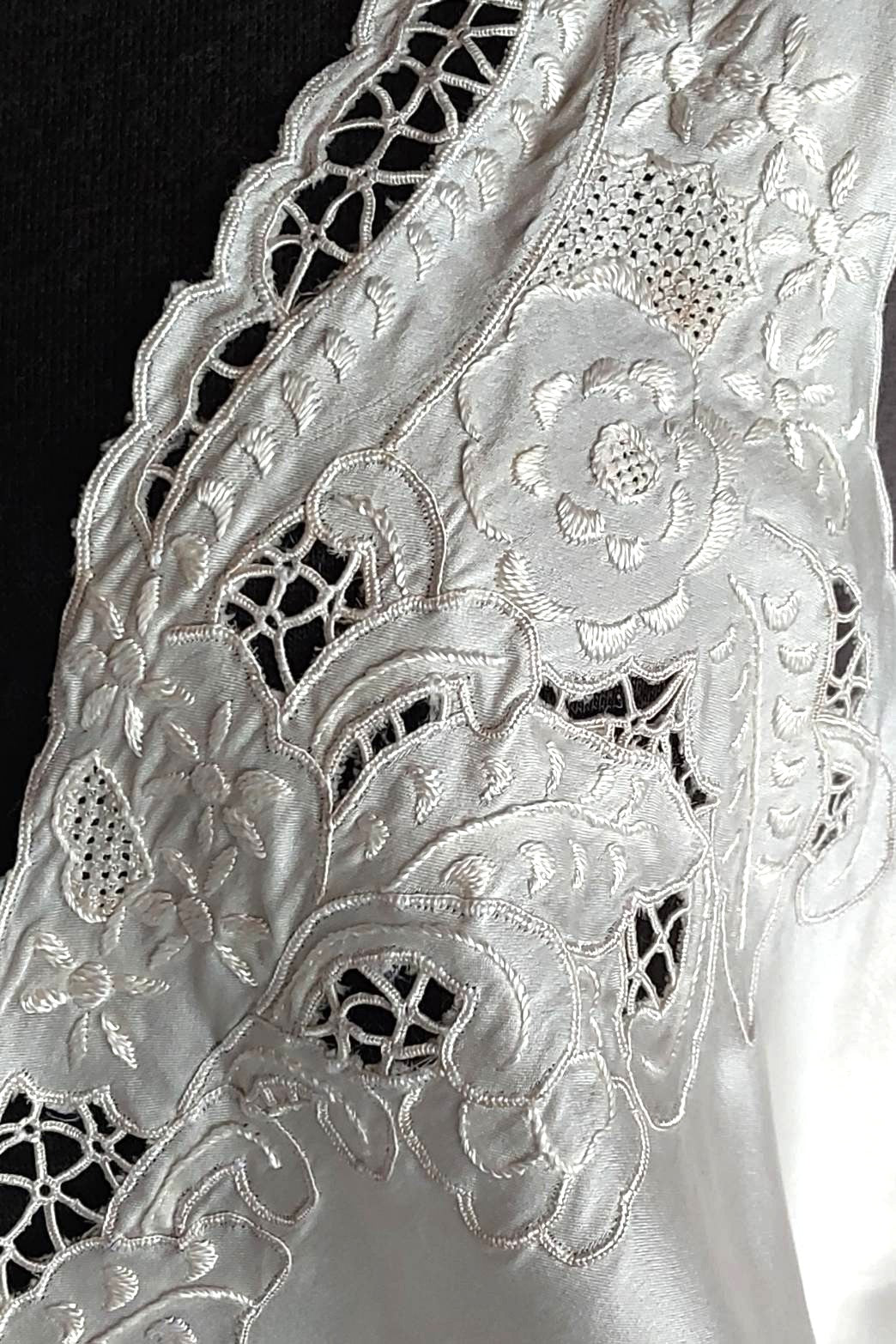 1940s Chinese Silk Lingerie Dress