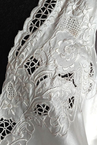 1940s Chinese Silk Lingerie Dress