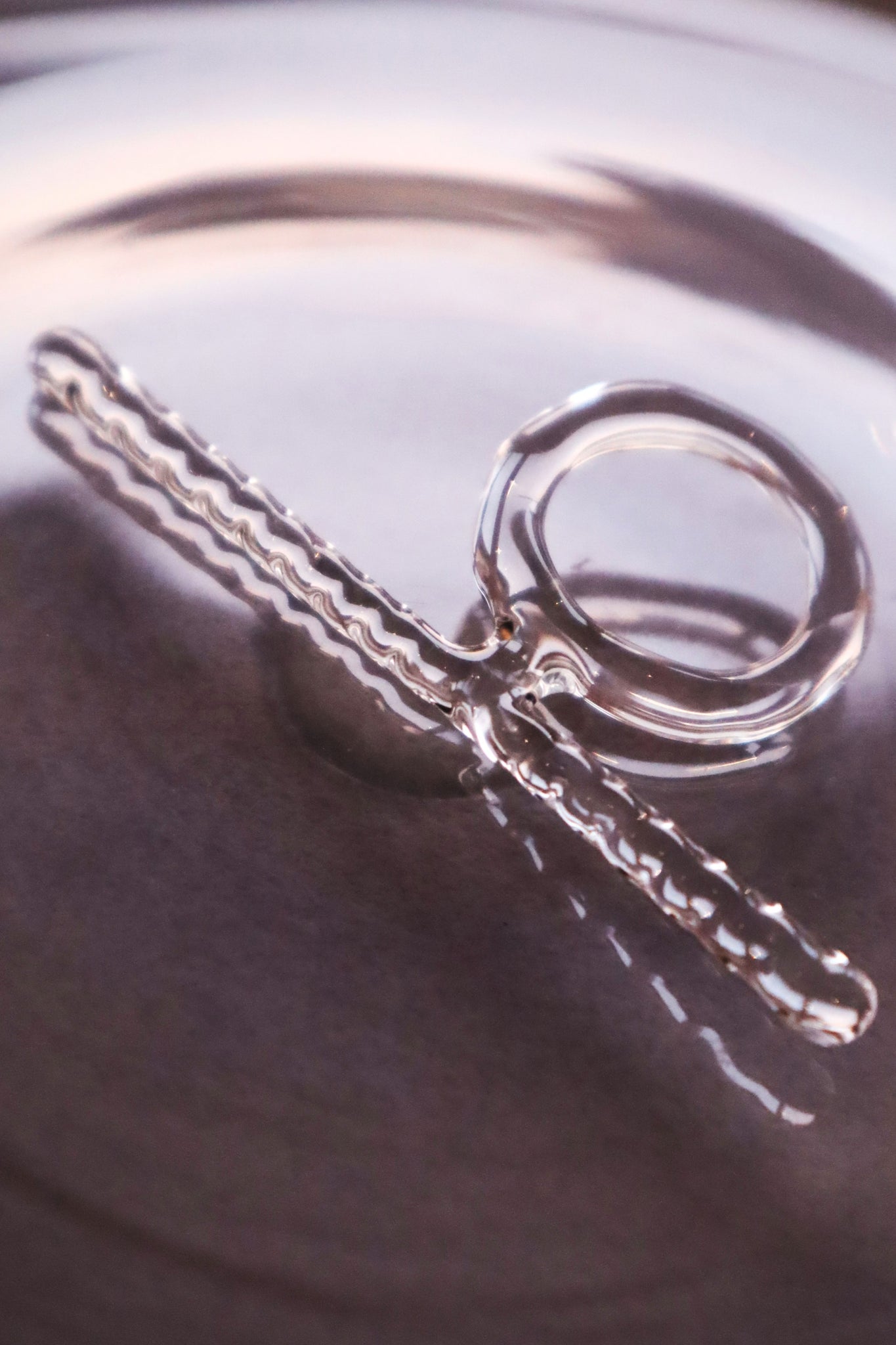 Stalactite – glass ring