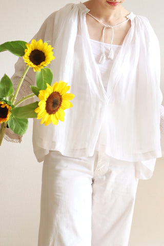 1900s Muslin Cotton Church Smock