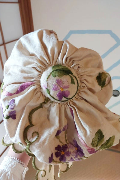 French Antique Violette Hand-Sewn Bag No.3