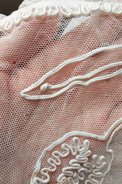 Handcrafted French Antique Tulip Soutache Camisole