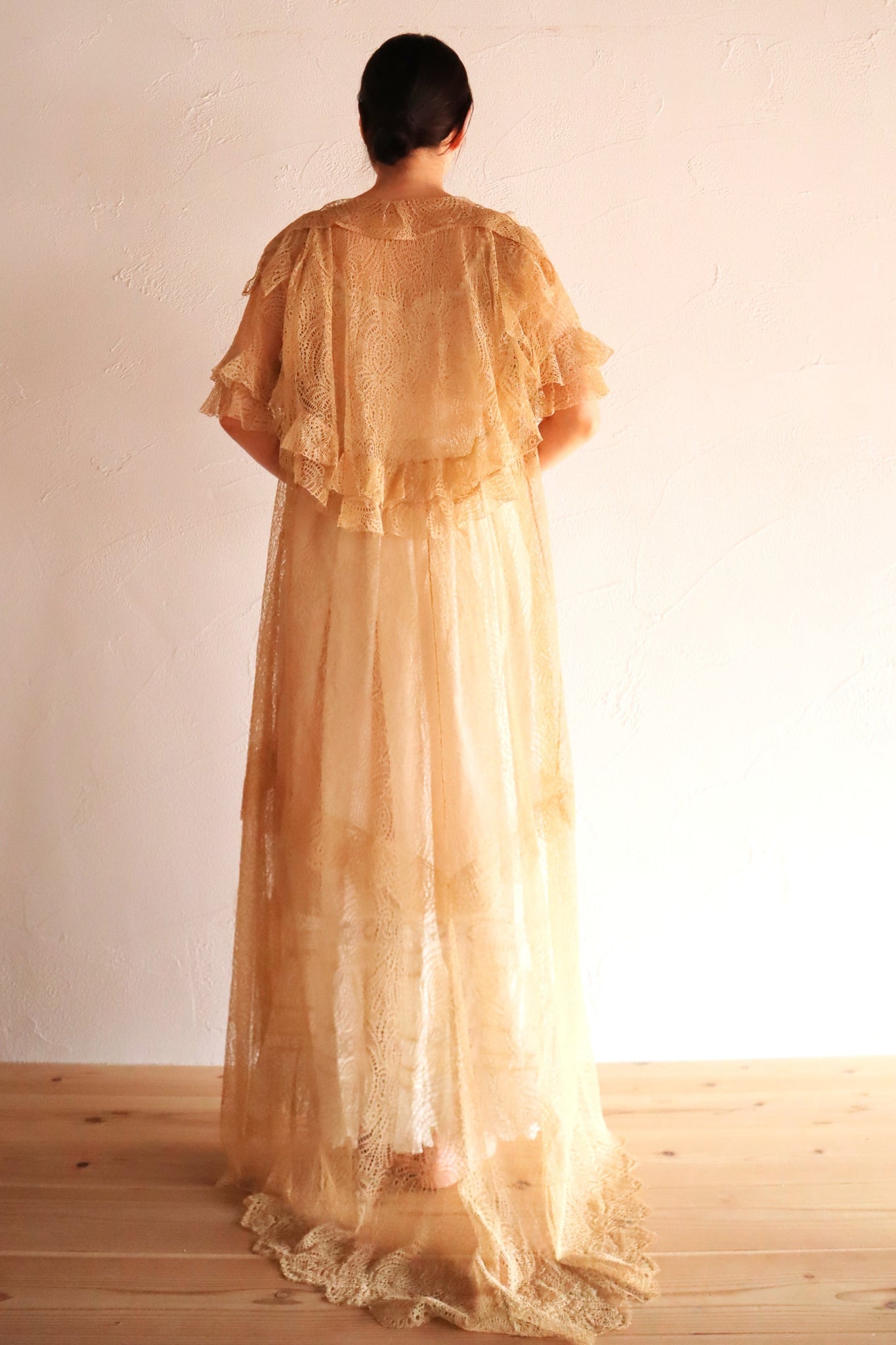 1910s–1920s French Lace Overlay Dress