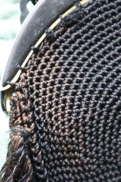 1920s Bakelite Crochet Fringe Purse
