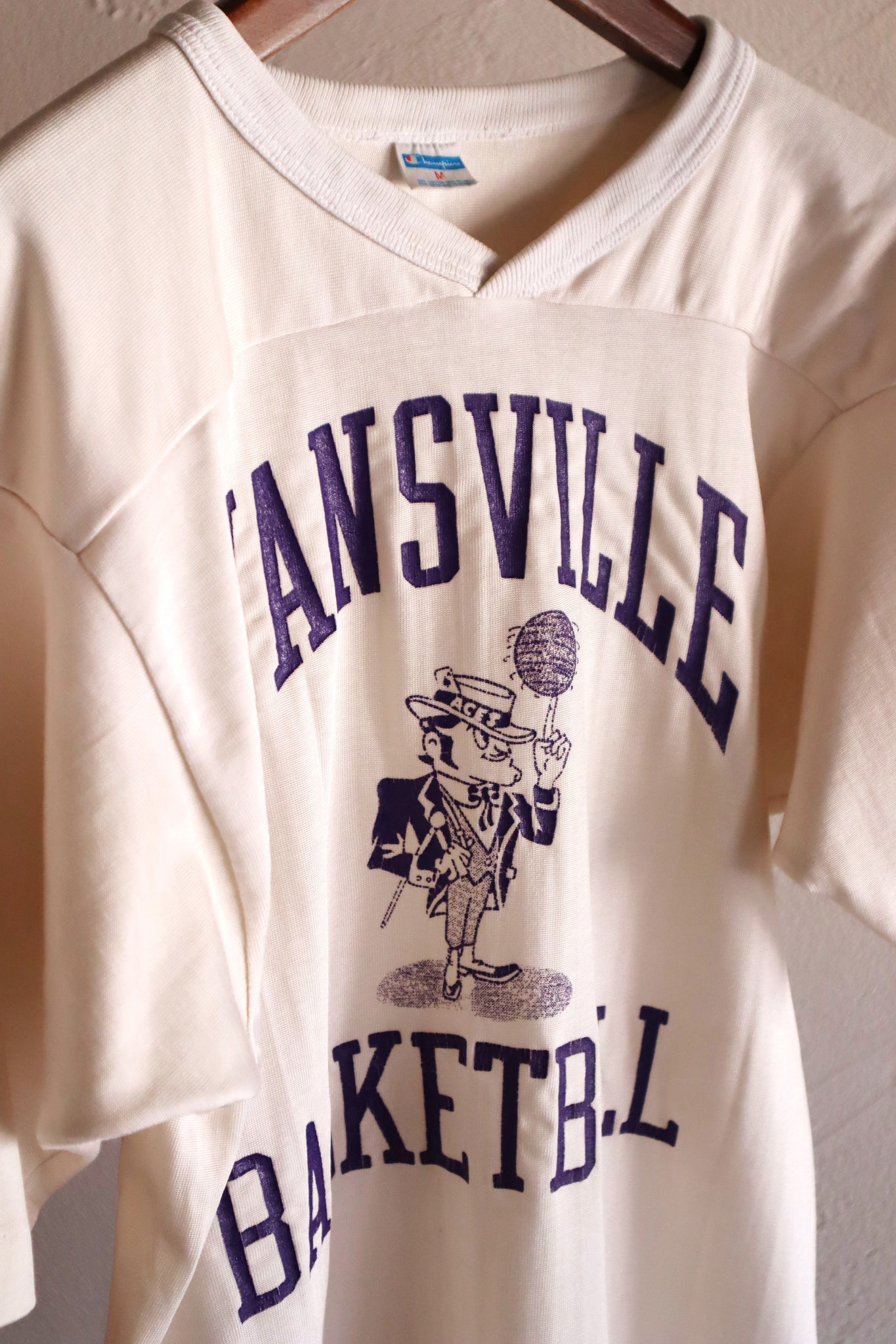 1970s Champion “EVANSVILLE BASKETBALL” Athletic Jersey Tee