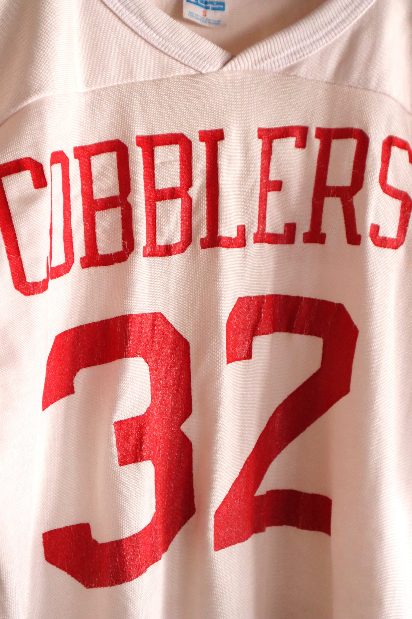 1970s Champion “COBBLERS 32” American Football Jersey Tee
