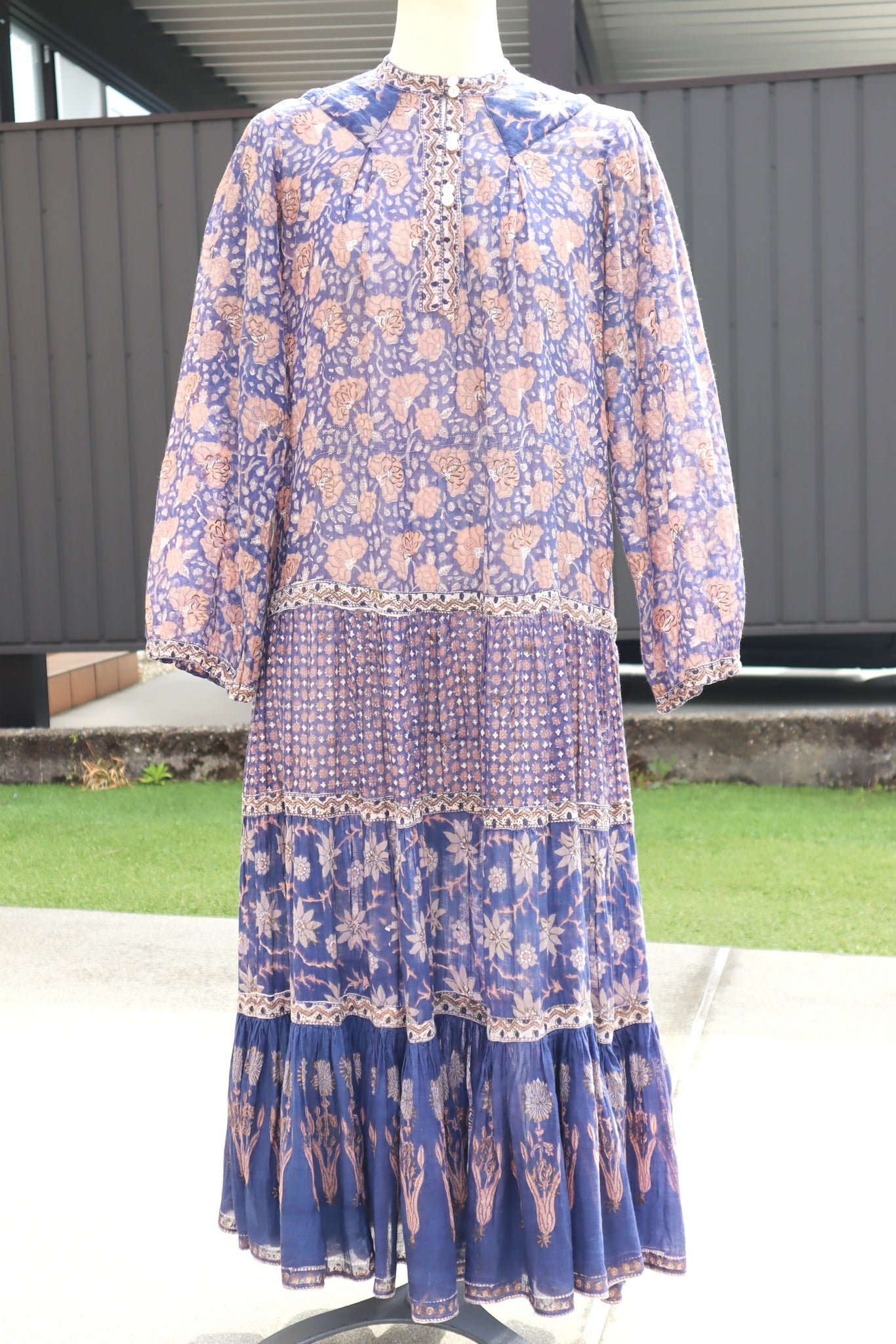 70s PHOOL Indian Cotton Dress