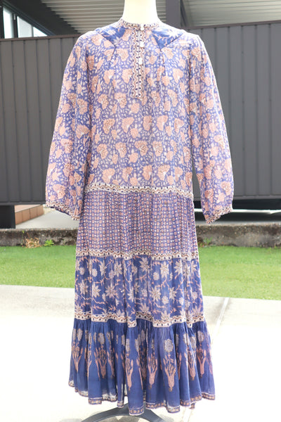 70s PHOOL Indian Cotton Dress