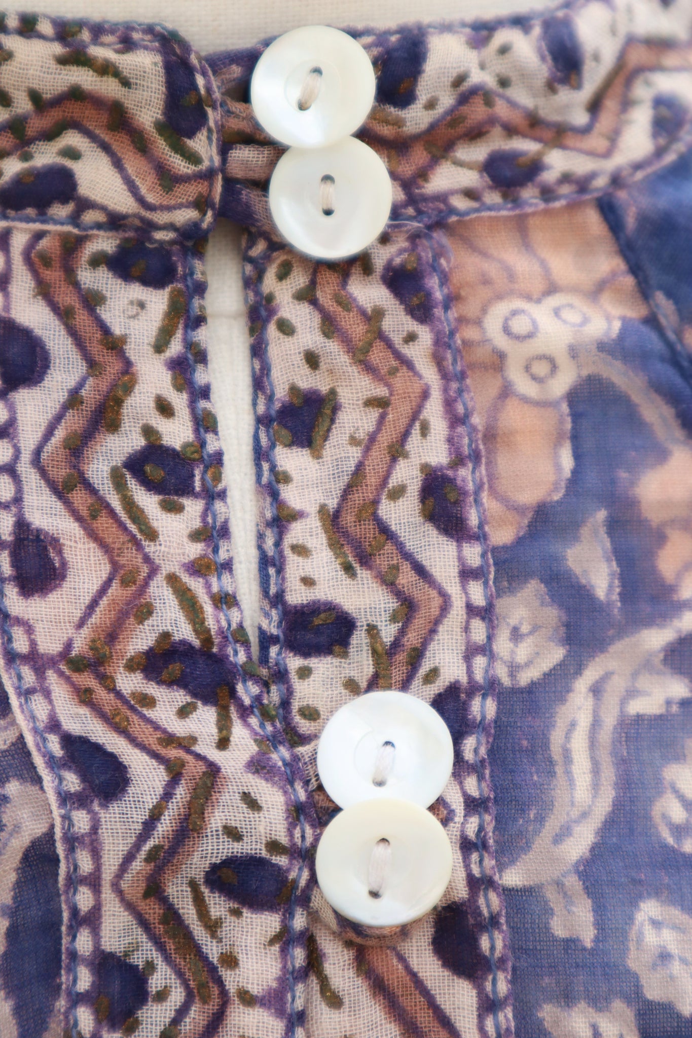 70s PHOOL Indian Cotton Dress