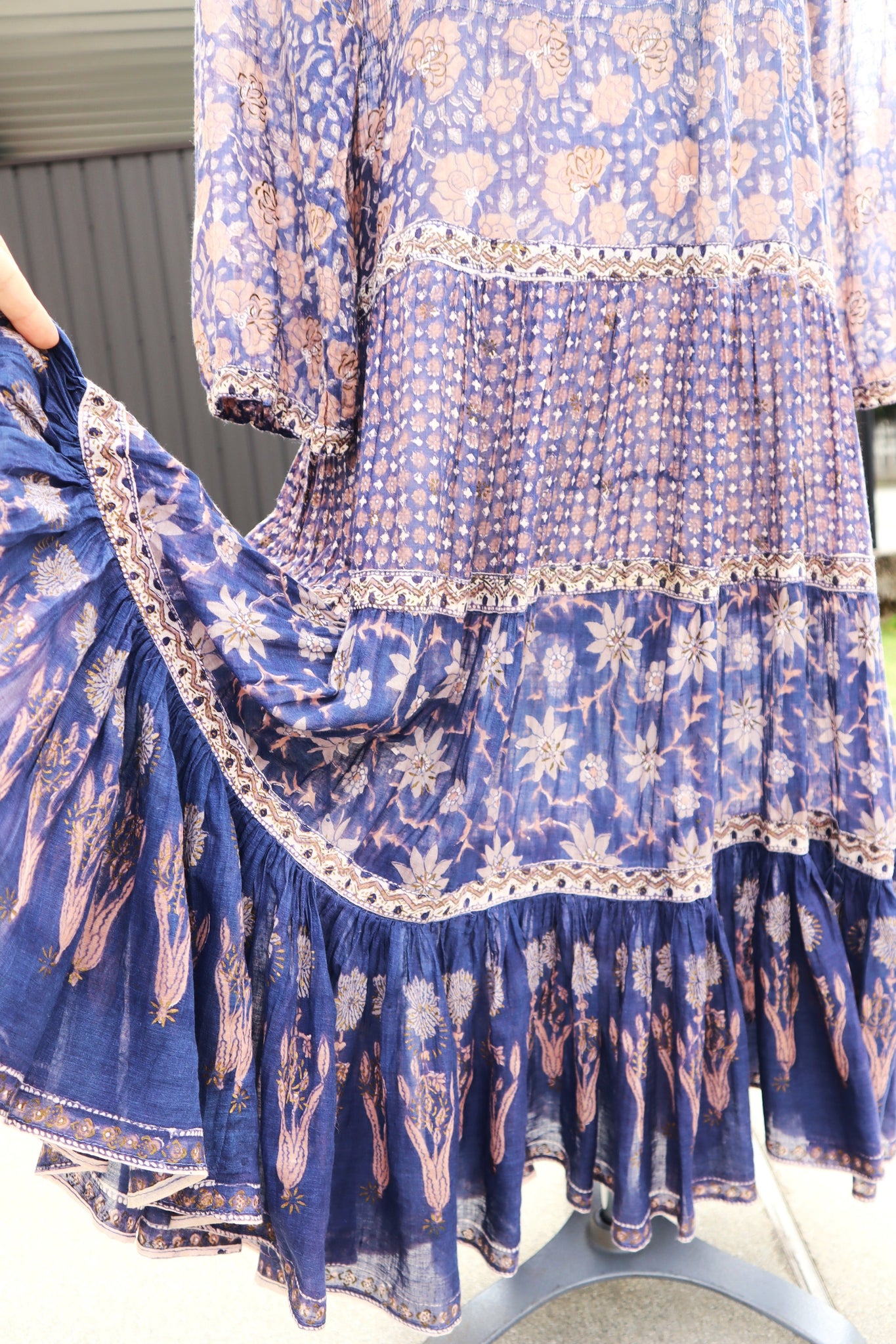 70s PHOOL Indian Cotton Dress