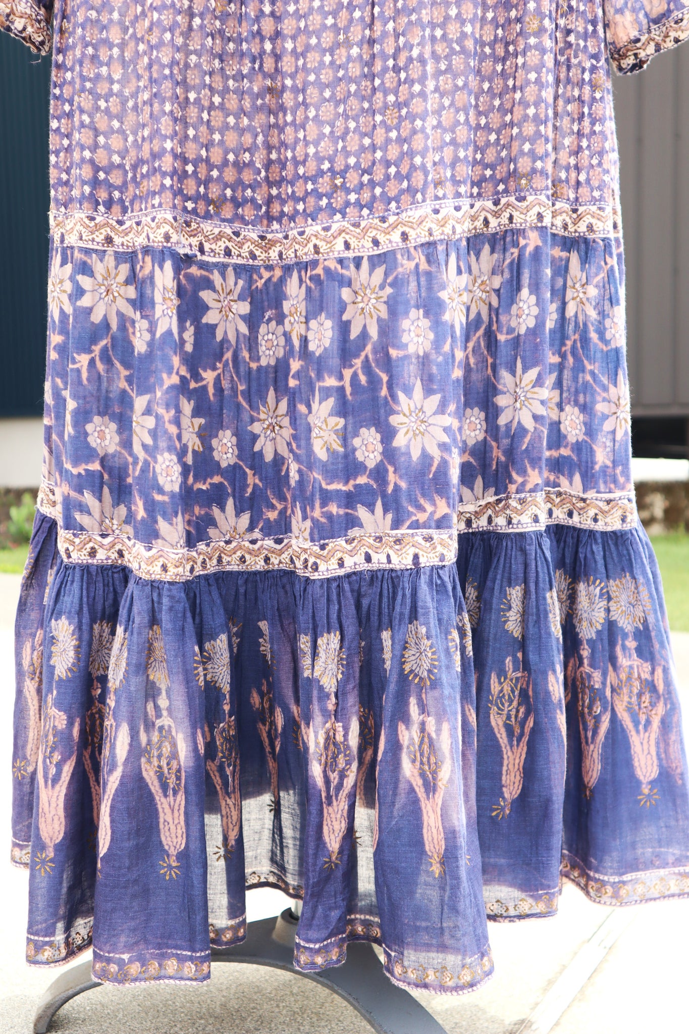 70s PHOOL Indian Cotton Dress