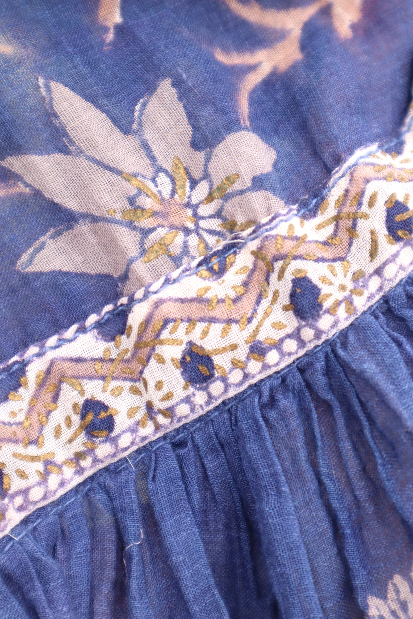 70s PHOOL Indian Cotton Dress