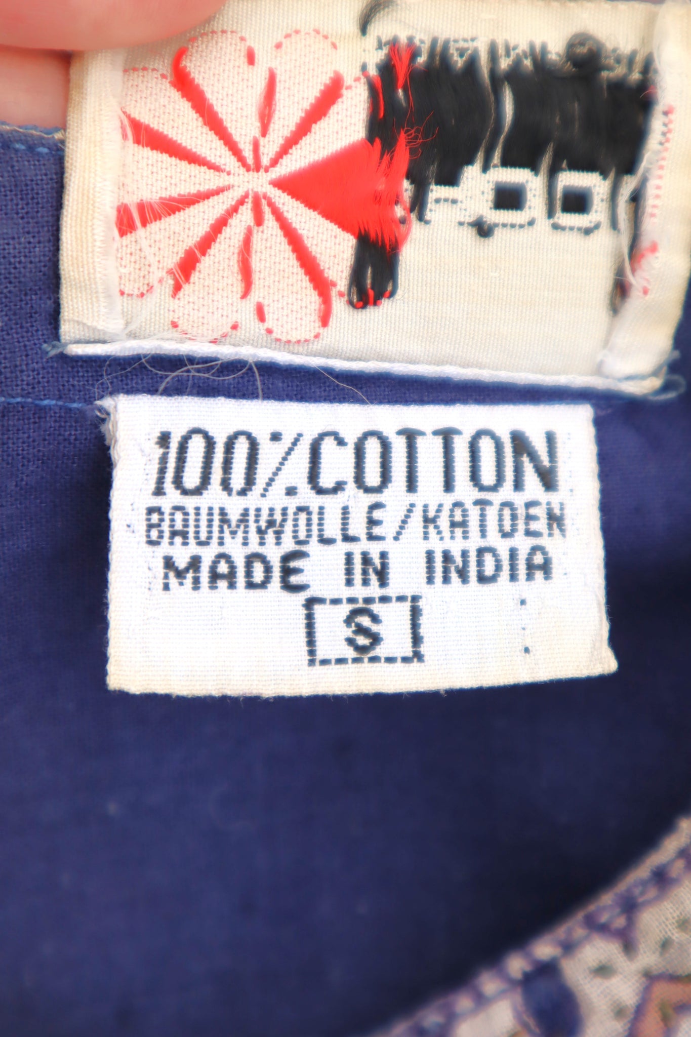 70s PHOOL Indian Cotton Dress