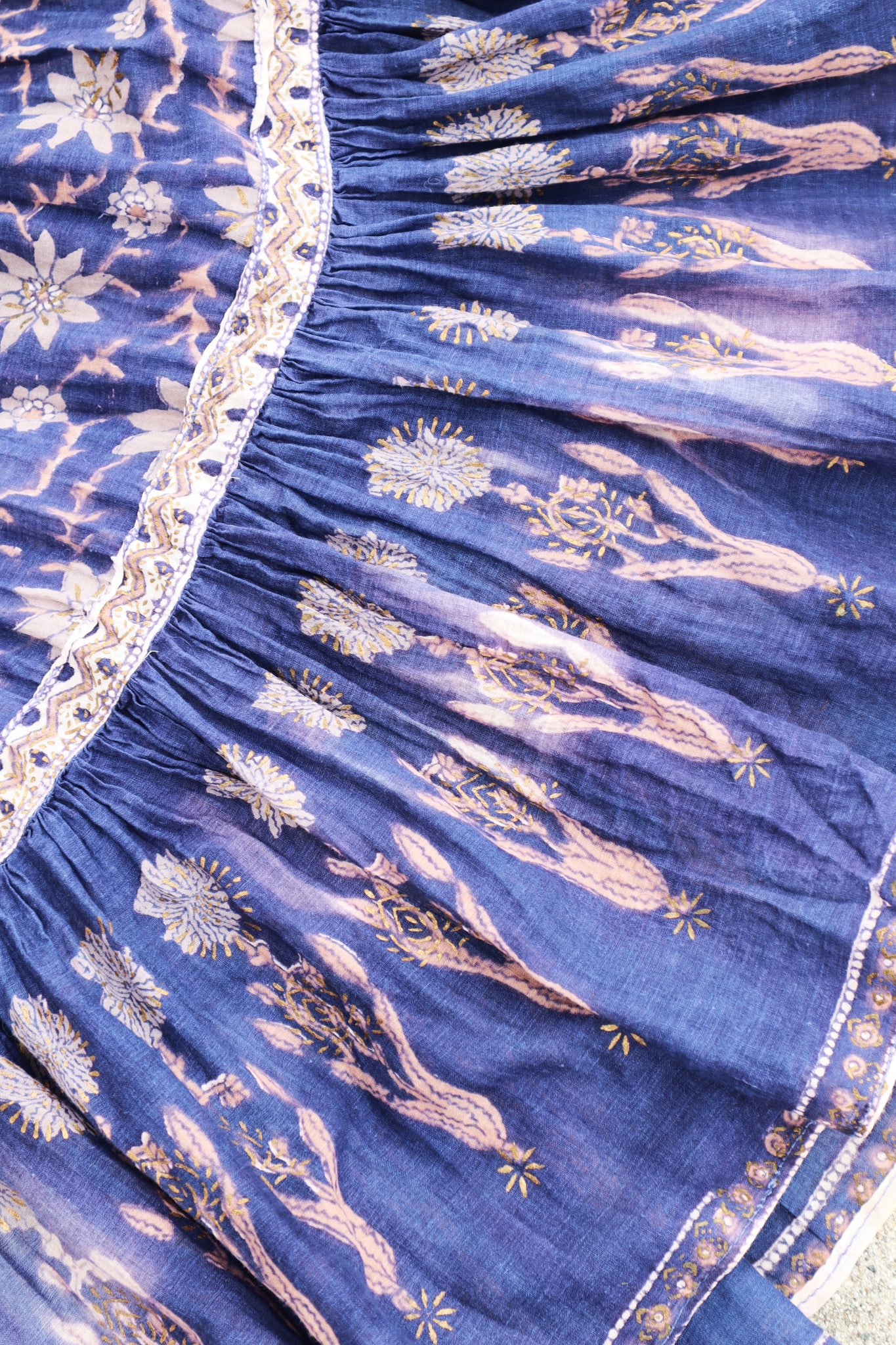 70s PHOOL Indian Cotton Dress
