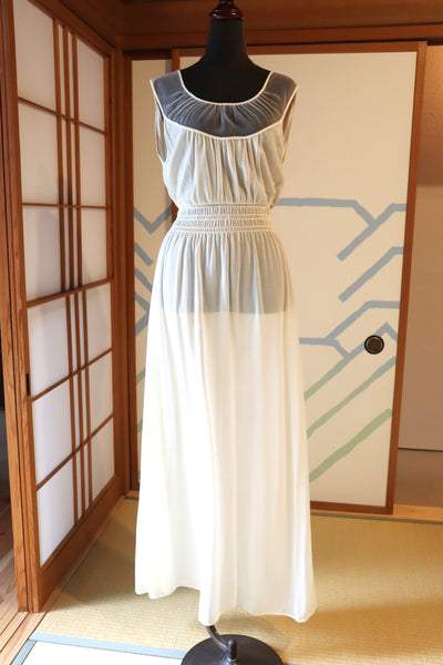 1950s Deadstock Tulle Lingerie Dress Size S~M