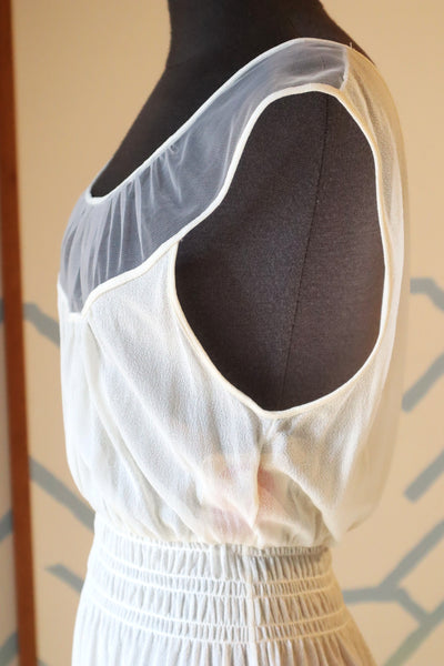 1950s Deadstock Tulle Lingerie Dress Size S~M