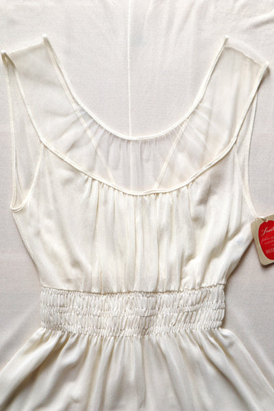 1950s Deadstock Tulle Lingerie Dress Size S~M