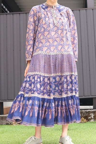 70s PHOOL Indian Cotton Dress