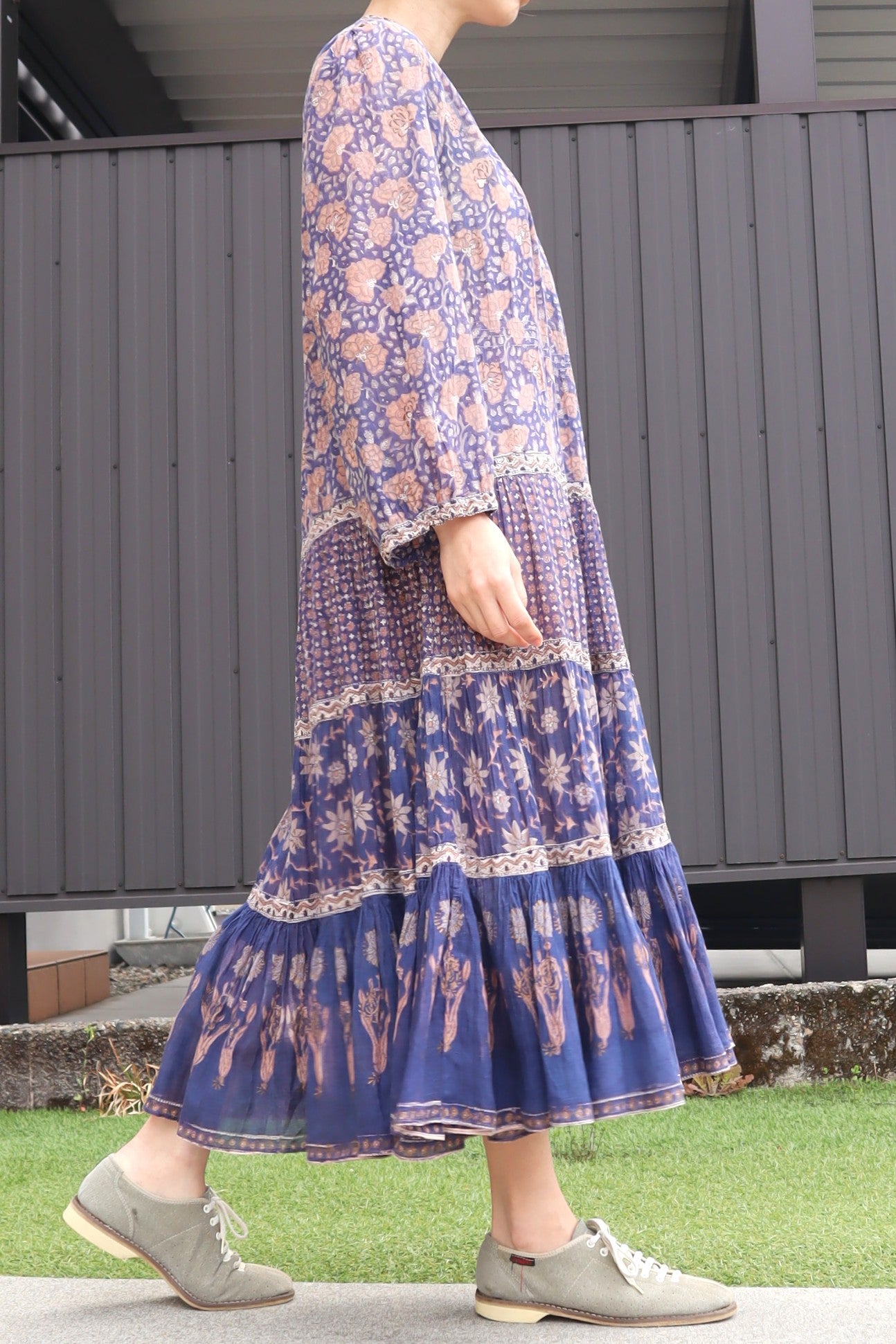 70s PHOOL Indian Cotton Dress