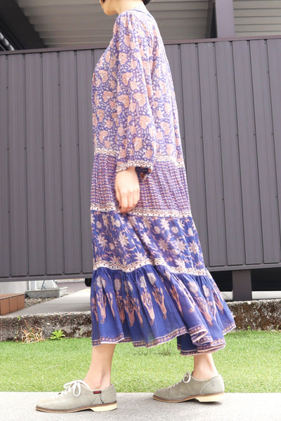 70s PHOOL Indian Cotton Dress